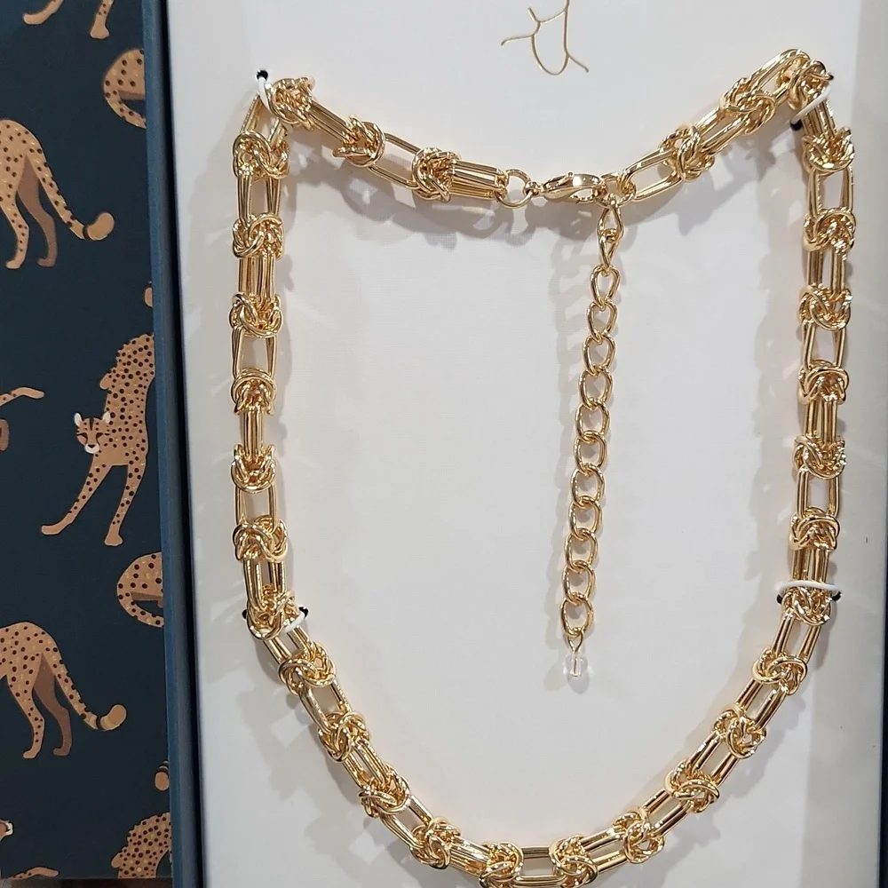 ✨️▪️House of Harlow ▪️1960 gorgeous chain Link Gold Tone 17
